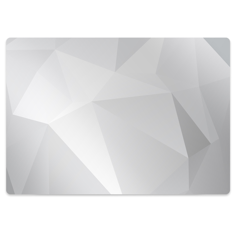 Tapis pour chaise de bureau Fantaisie blanche