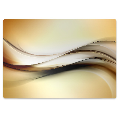 Tapis fauteuil bureau Fantaisie beige