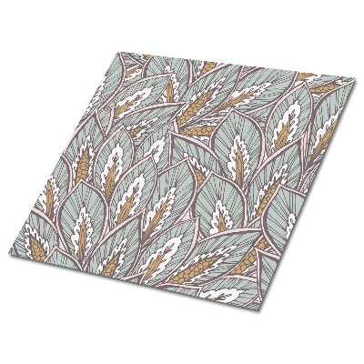 Carreaux pvc mural sol Feuilles et épis de blé