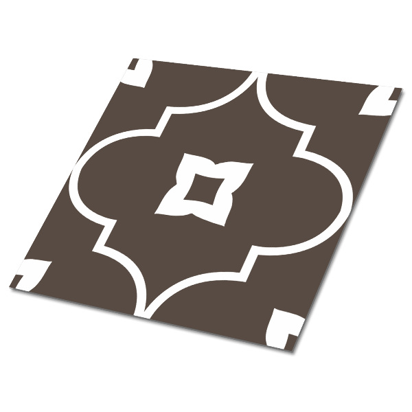 Carreaux pvc mural sol Motif brun du Moyen-Orient