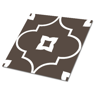 Carreaux pvc mural sol Motif brun du Moyen-Orient