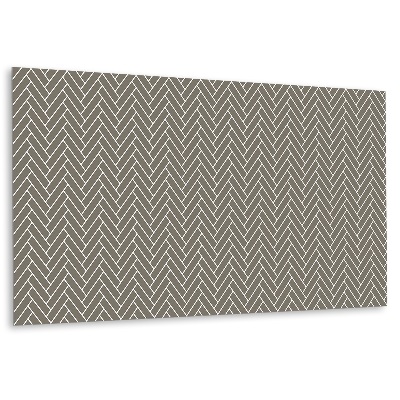 Panneau mural salle de bain Motif à chevrons