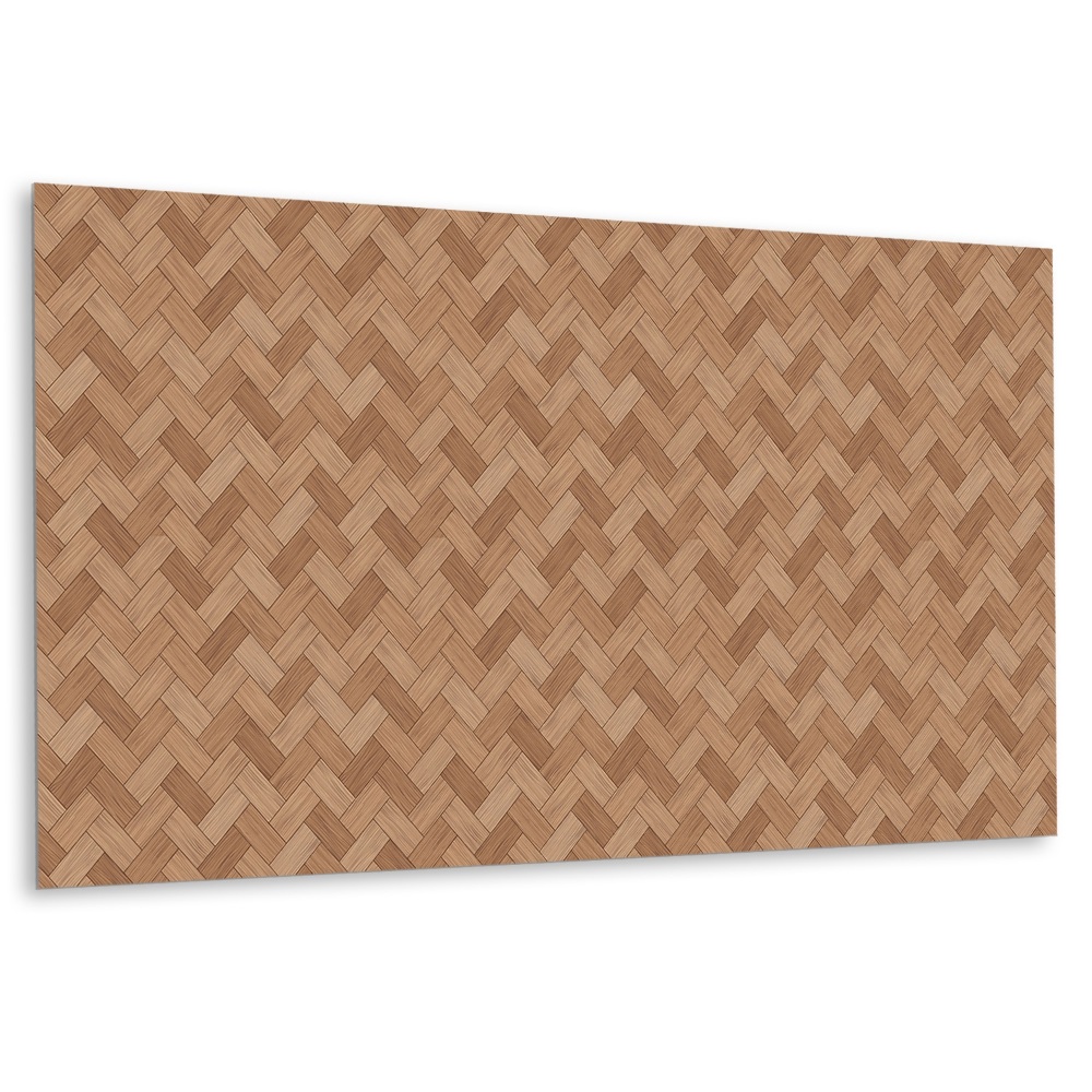 Panneau mural Imitation de plancher à chevrons