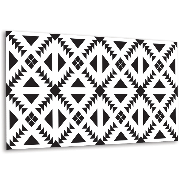 Panneau décoratif mural Motifs avec triangles et carrés