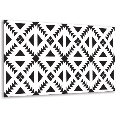Panneau décoratif mural Motifs avec triangles et carrés