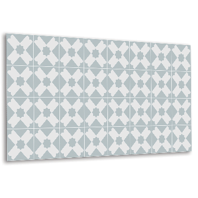 Panneau mural salle de bain Motif patchwork