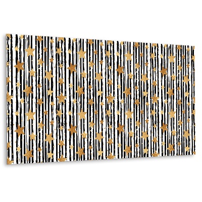 Panneau décoratif Motif de lignes et d'étoiles