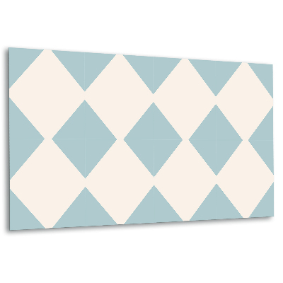 Panneau mural salle de bain Losange décoratif