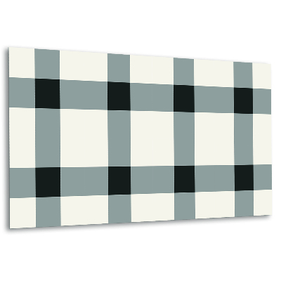 Panneau mural Motif de carrés et d'étoiles