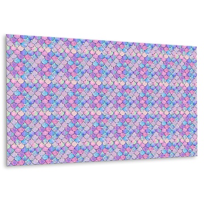 Panneau décoratif intérieur Écailles de poisson colorées