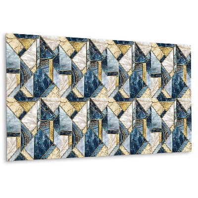 Panneau mural salle de bain avec un motif abstrait