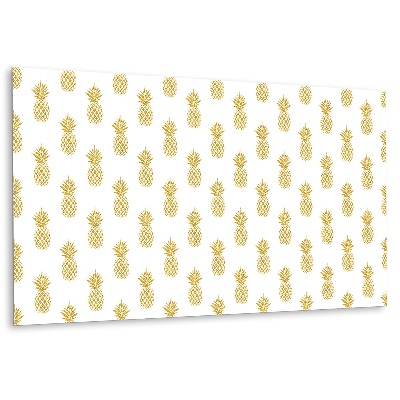 Panneau mural salle de bain avec motif d'ananas