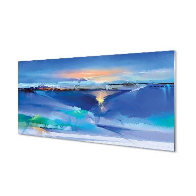 Tableau en verre Arbre de nuages