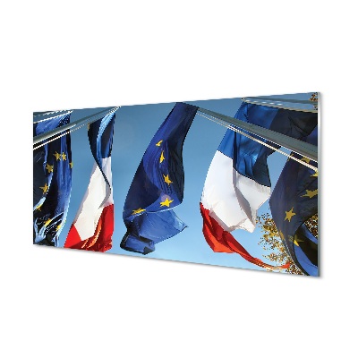 Tableau sur verre Drapeaux