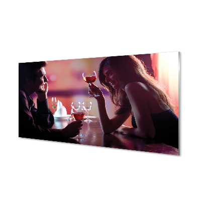 Tableau sur verre Les gens lunettes