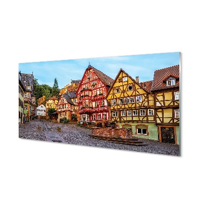Tableau sur verre Allemagne vieille ville bavière