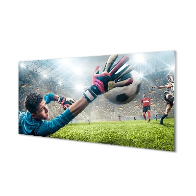 Tableau sur verre Balle de défense man