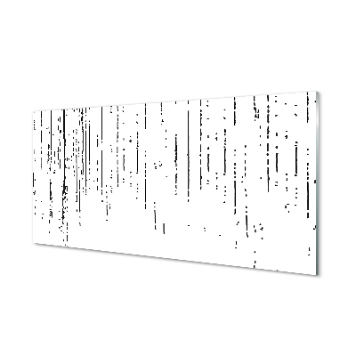 Tableau photo sur verre Les points et les rayures