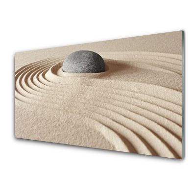 Tableau verre imprimé Pierre de sable