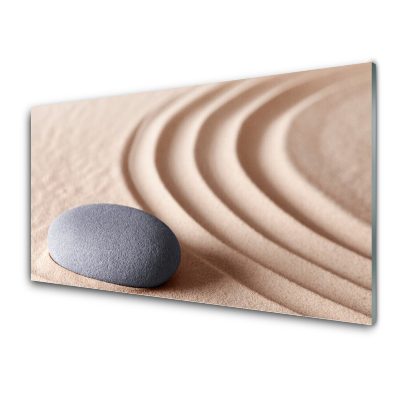 Tableau photo sur verre Art de la pierre de sable