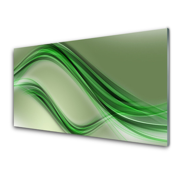 Tableau photo sur verre Vert abstrait