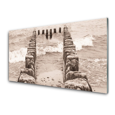 Tableau photo sur verre Plage de l'océan