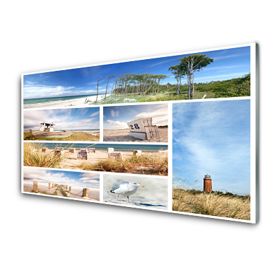 Tableau verre imprimé Vue de la mer