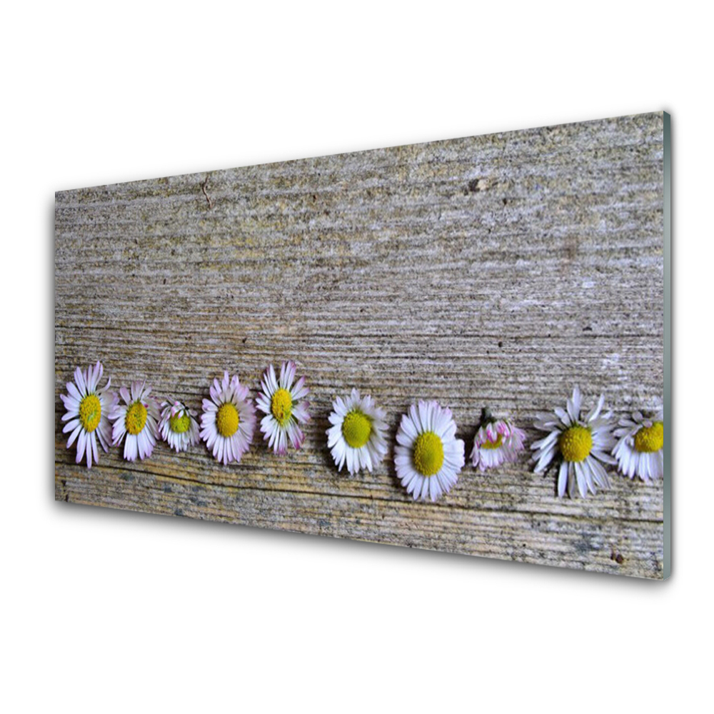 Tableau sur verre Marguerites sur un tableau