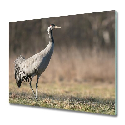 Planche à découper en verre Oiseau Héron