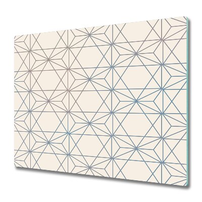 Planche à découper verre Motifs géométriques