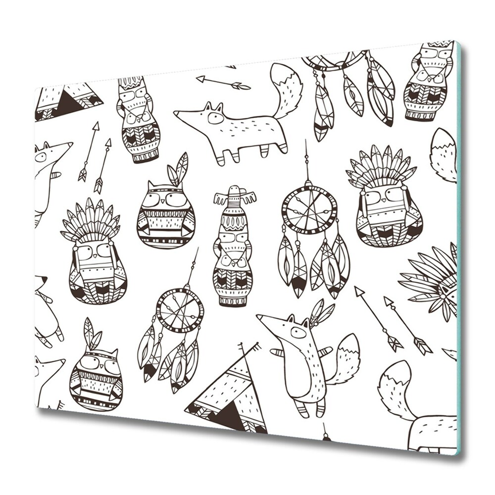 Protection plaque induction Animaux indiens