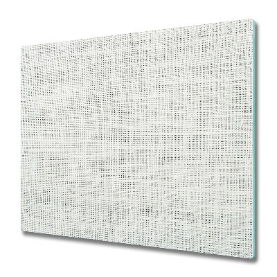 Protection pour plaque de cuisson Toile de lin blanche