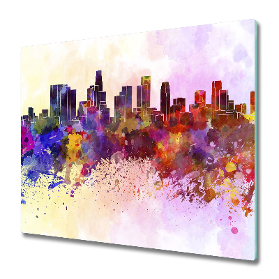 Planche à découper en verre Arc-en-ciel Los Angeles