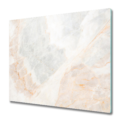 Planche à découper en verre Marbre beige