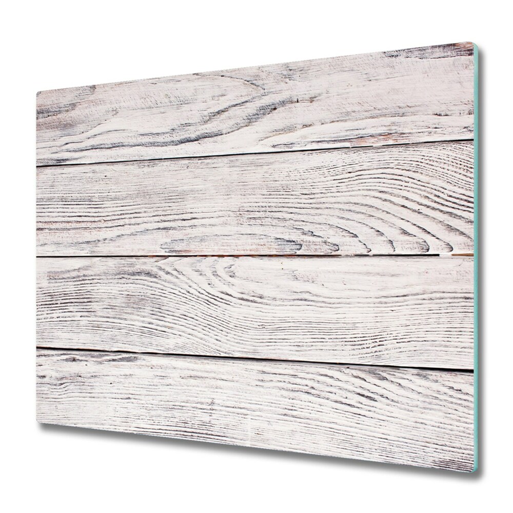 Protège plaque de cuisson Tableau en bois clair