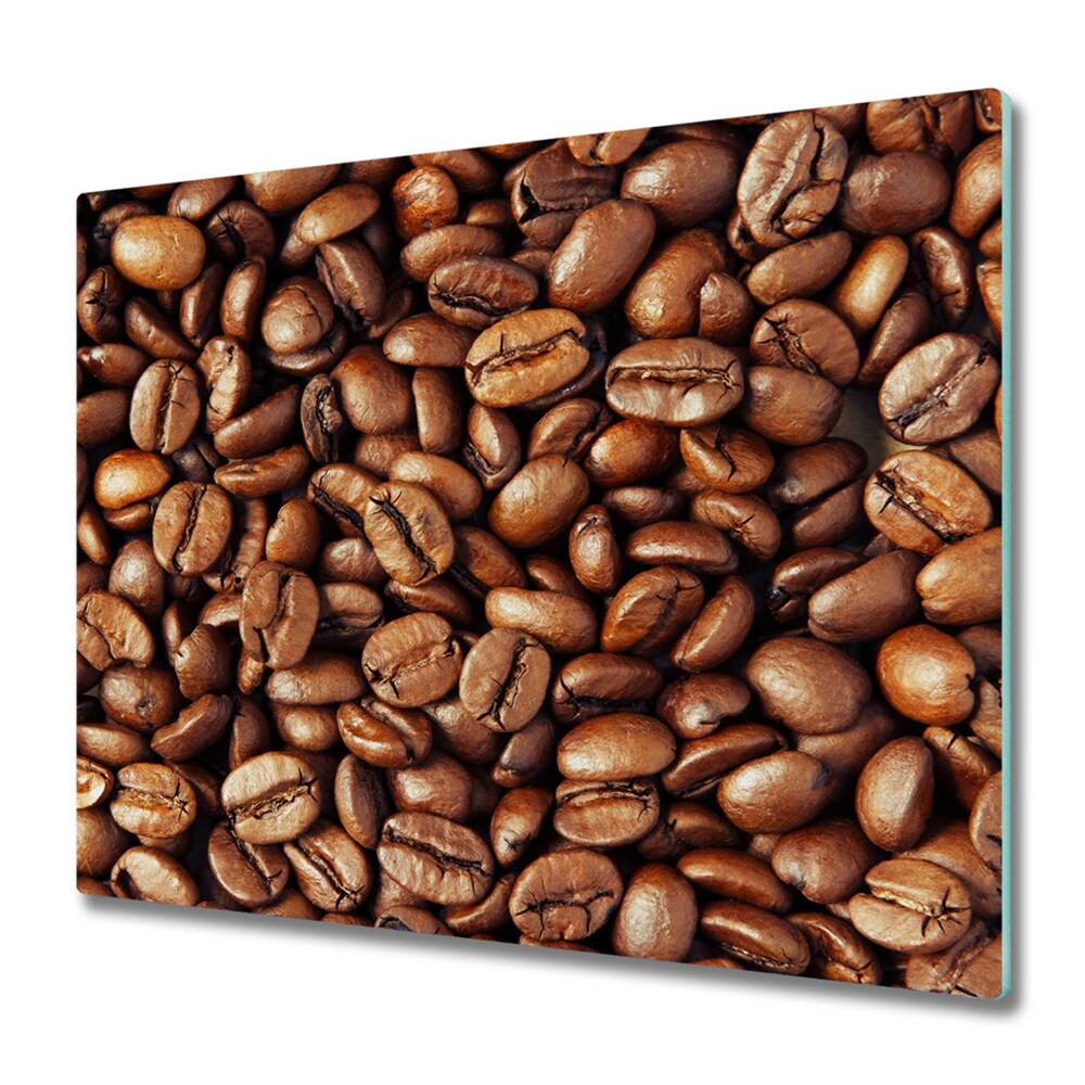 Cache plaque de cuisson Grains de café bruns