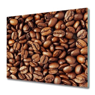 Cache plaque de cuisson Grains de café bruns
