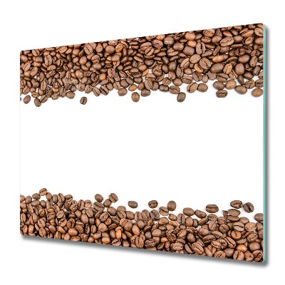 Protection plaque induction Grains de café sur le bord