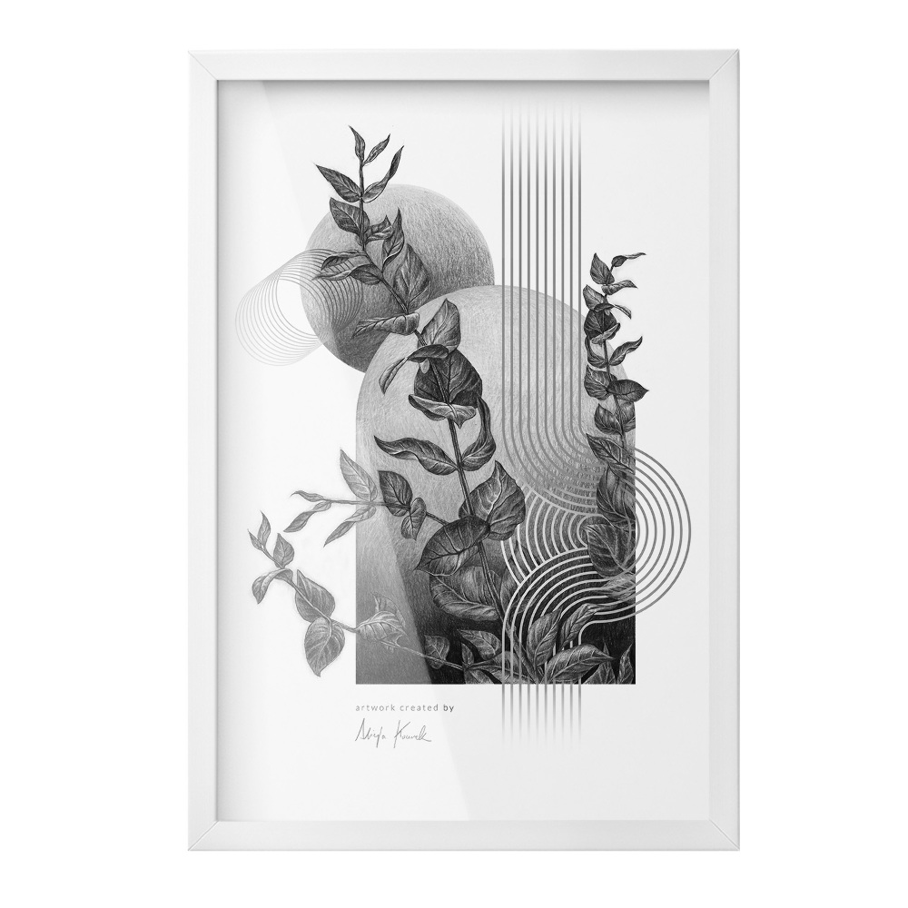 Cadre photo blanc 40x60 cm