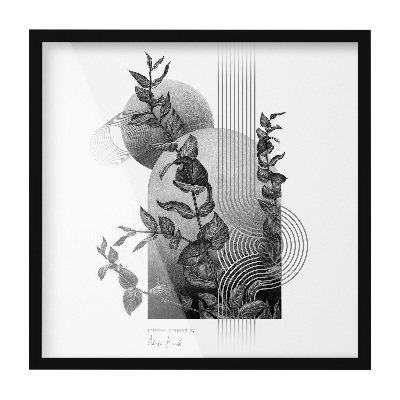 Photo cadre noir 50x50 cm