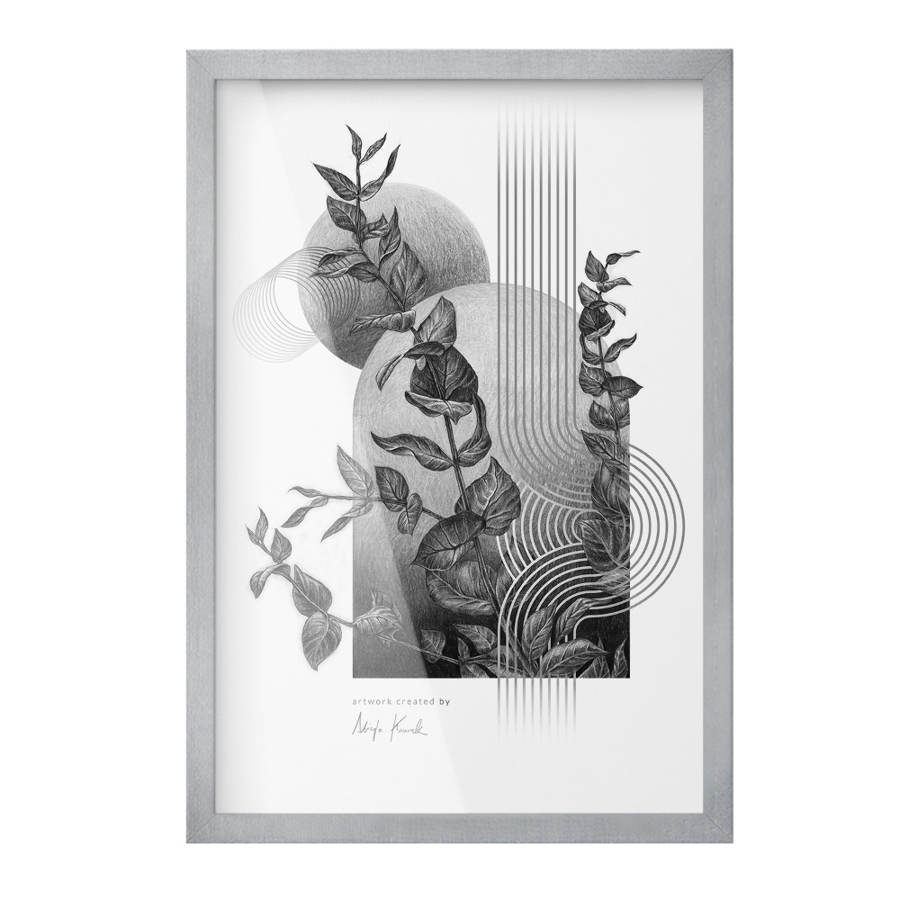 Photo cadre argenté 40x60 cm