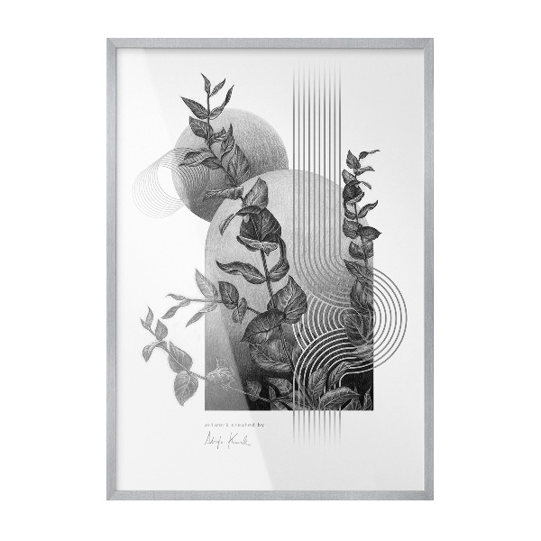 Cadre photo argenté 70x100 cm