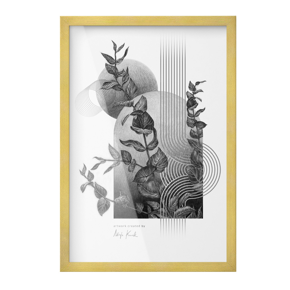 Photo cadre doré 40x60 cm