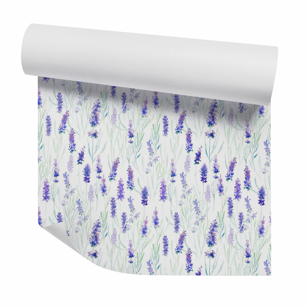 Papier peint Aquarelle lavande française