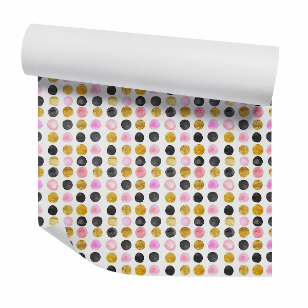 Papier peint Points géométriques décoratifs colorés