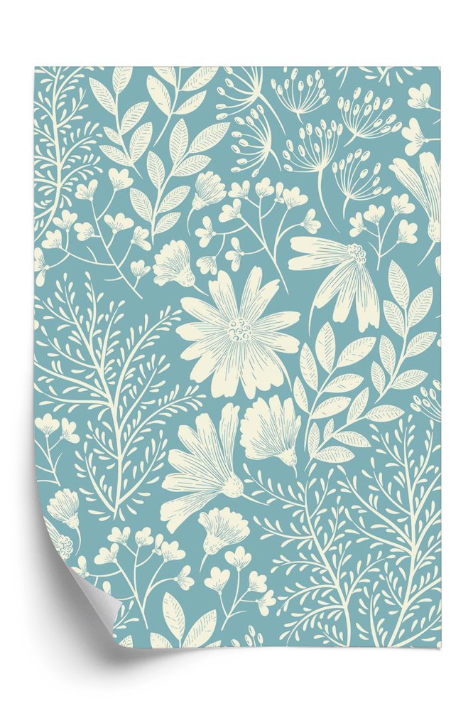 Papier peint Motif floral printanier