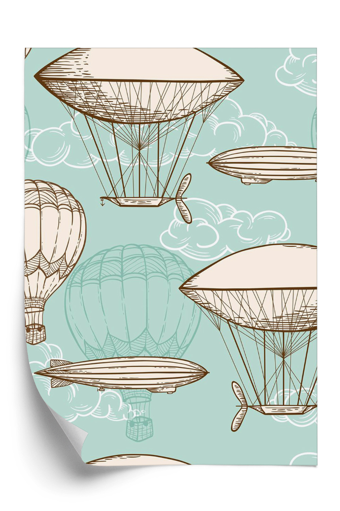 Papier peint Ballons de baudruche