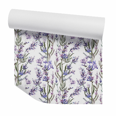 Papier peint Branches de lavande française