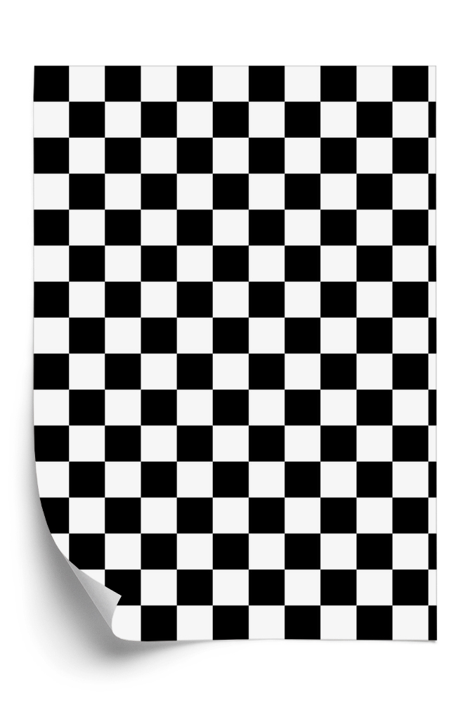 Papier peint Carré à carreaux