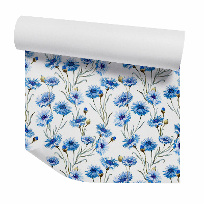 Papier peint Bleuets en fleurs